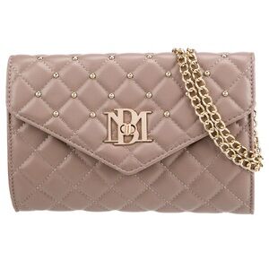 Elegant Quilted Beige Chain Bag